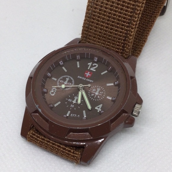 Swiss Army Brown Watch – Vintage - Picture 4 of 4